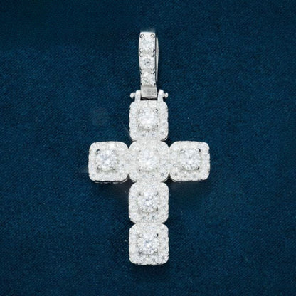 Moissanite - Cross 14K Gold