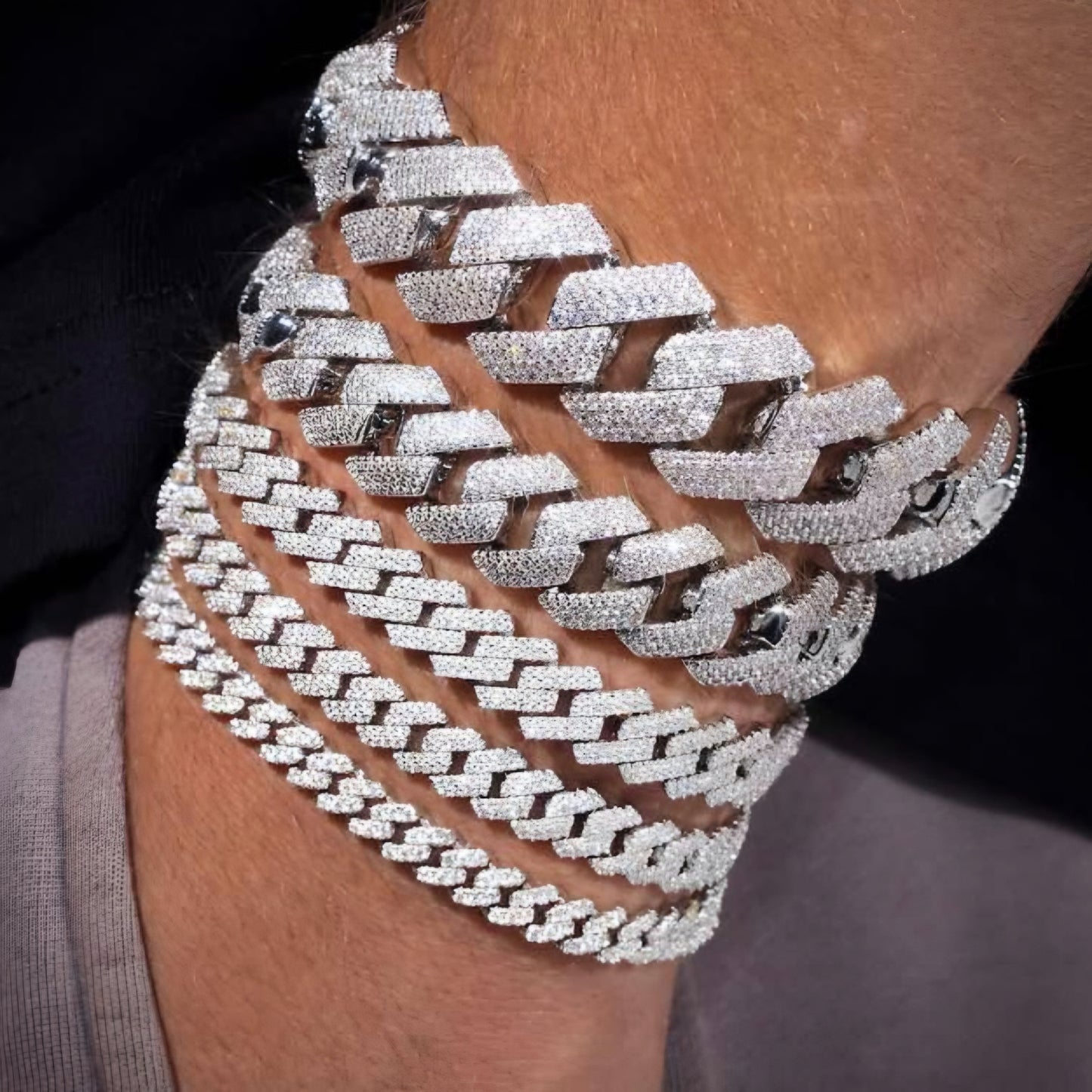 Moissanite - Cuban Link 14K Gold