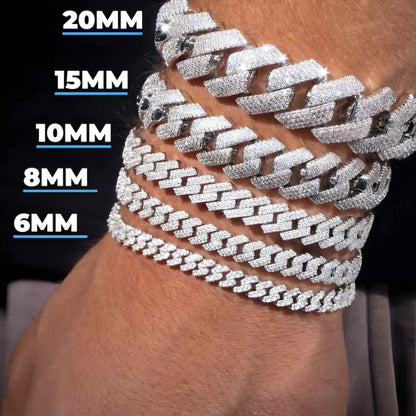 Moissanite - Cuban Link 14K Gold