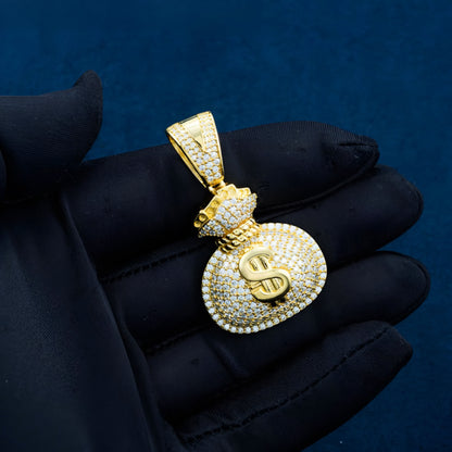 Moissanite - Dollars 14K Gold