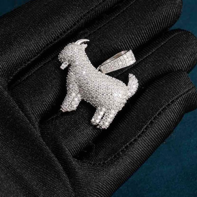 Moissanite - Goat 14K Gold