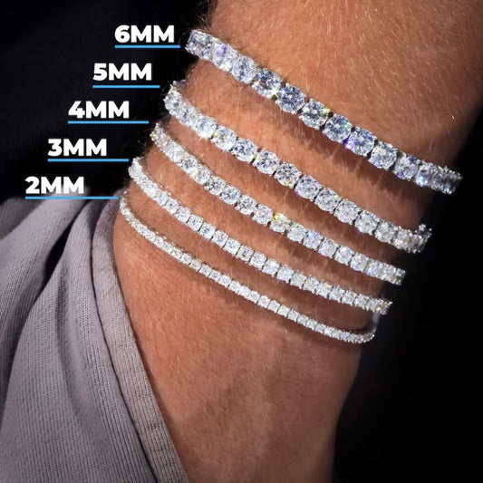 Moissanite - Tennis Bracelet 14K Gold