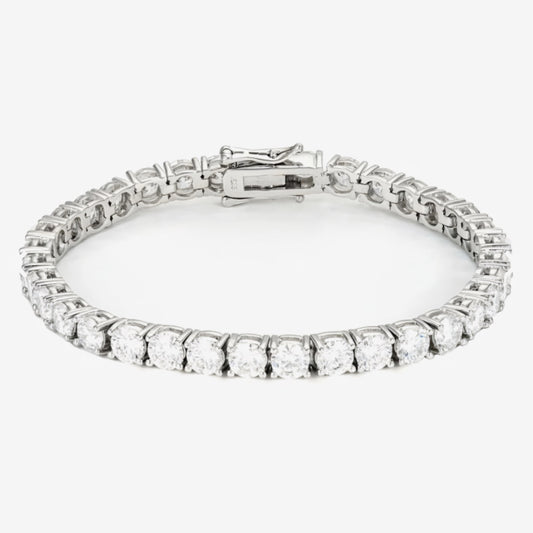 Moissanite - 5mm Tennis Bracelet 14K Gold