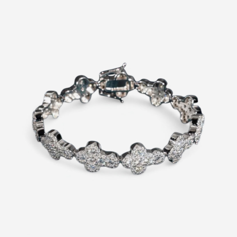 Moissanite - 12.5 Mm Bracelet Tennis 14K Gold